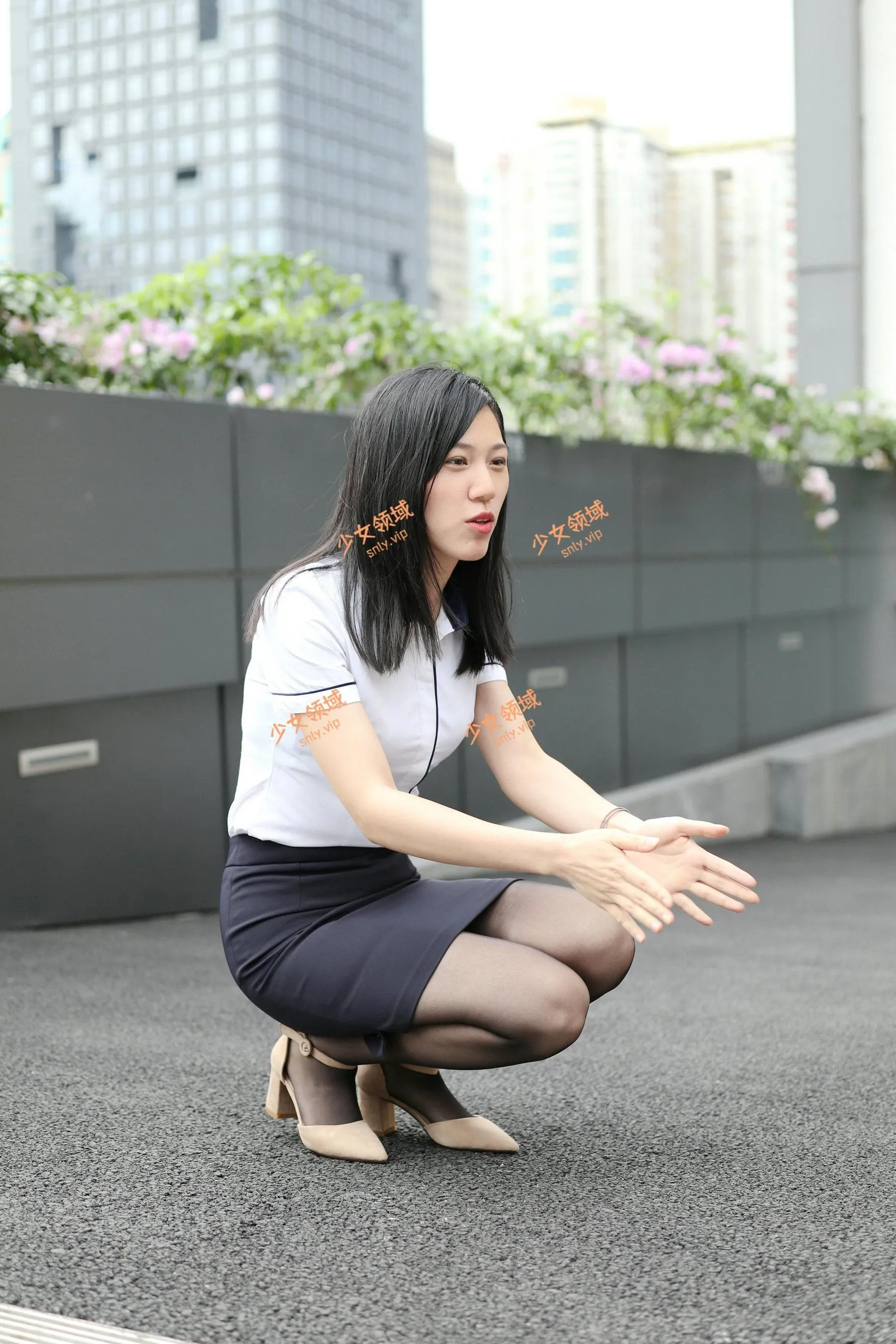 魔镜街拍 NO.165 OL制服黑丝 [140P]插图9